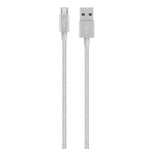 Belkin Mixit Braided Micro USB - 3M - Gray - image 1 of 3