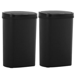 BestMassage 13 Gallon Trash Can Modern Touchless Garbage Can Kitchen Waste Bin with Large Capacity Waterproof Odor Control - 1 of 4