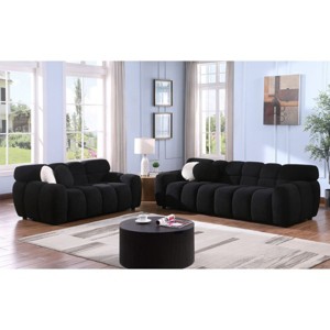 Cloud Couches,87"couch and loveseat set,long sofa,lounge sofa,Marshmallow Sofa With Wooden Frame,3 and 2 sofa set,Soft Sofa Furniture-Cuddlewood - 1 of 4