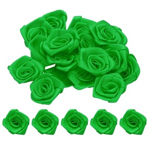 Unique Bargains Polyester Lightweight Texture Durable Ribbon Roses 50 Pcs - 1 of 4