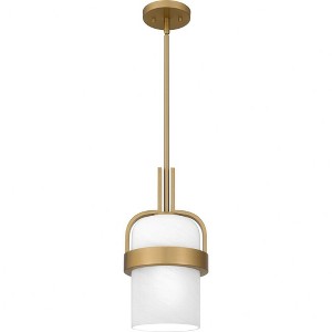 Quoizel Lighting 1 - Light Pendant in  Aged Brass - 1 of 4