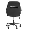 PAGED Office Chair Faux Leather Gaming Chair Modern Desk Chair with Adjustable Height, Back Support for Living Room, Home Office - 4 of 4