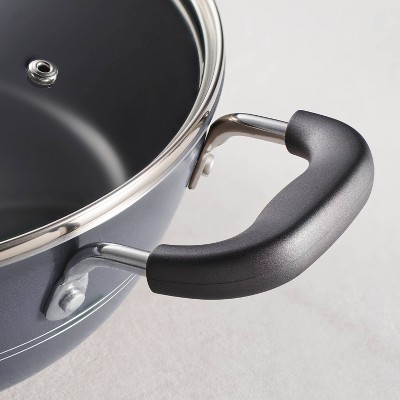 Tramontina 8qt Aluminum Non Stick Covered Stock Pot - Blue_0