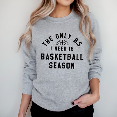 Simply Sage Market Women's Graphic Sweatshirt Basketball Season BS