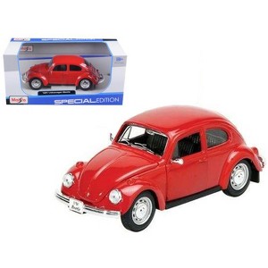 1973 Volkswagen Beetle Red 1/24 Diecast Model Car by Maisto - 1 of 4