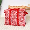The Lakeside Collection Festive Jumbo Storage Bag - Red Floral - 2 of 3