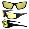 2 Pairs of Epoch Eyewear Epoch 3 Sunglasses with Red, Yellow Lenses - 4 of 4