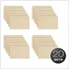 Oxford Index Card Dividers 3" x 5" Manila 100/Pack (40352) - 4 of 4