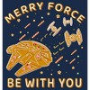 Men's Star Wars Merry Force Gingerbread Millennium Falcon T-Shirt - 2 of 4