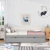 Whisen Modern Design Wooden Twin Size Platform Bed Frame with 2 Drawers/ Trundle - 4 of 4