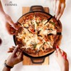 Cuisinel Cast Iron Pizza Pan/Round Griddle - 13.5" Pre-Seasoned Flat Skillet for Pizza, Crepes, Tortillas, Dosa, Roti - Oven, Stovetop, Campfire Safe - 2 of 4