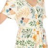 Women's Floral Short Sleeve Knee Length Dress - 4 of 4