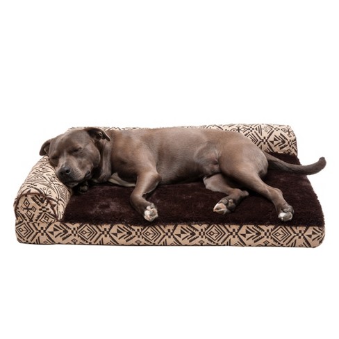 Furhaven Southwest Kilim Deluxe Chaise Lounge Orthopedic Sofa-style Dog ...