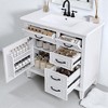 Mshliw 36" Bathroom Vanity with Ceramic Sink, 4 Drawers, Adjustable Shelf & Soft-Close Door, Solid Wood & MDF Freestanding Cabinet - 2 of 4