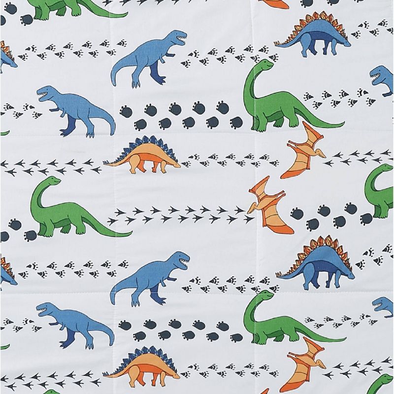 Dino Tracks Comforter Set White - My World	, 3 of 6