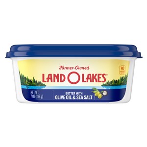 Land O Lakes Spreadable Butter with Olive Oil & Sea Salt - 1 of 4
