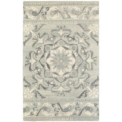 Oriental Weavers Craft 93001 Ash/ Ivory Indoor Area Rug - 5' x 8'