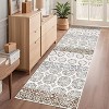Washable Printed Rug Non Slip Low Pile Rug Soft Throw Floor Cover Foldable Indoor Carpet for Living Room Bedroom Playroom Nursery - 3 of 4