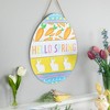 Northlight Hello Spring Easter Egg Wooden Wall Sign - 15.75" - 3 of 4