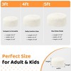 Itopfox Large Bean Bag Chair with Removable Plush Cover, Memory Foam Filling for Ultimate Comfort in Living Room, Bedroom, or Dorm - 2 of 4