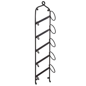 Park Designs Forged Iron Hanging Bottle Rack - 1 of 3