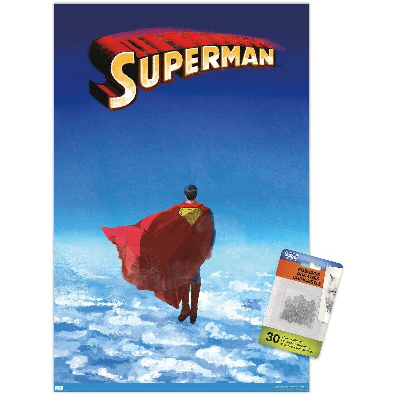 Trends International DC Comics - Superman - Skyline Clouds Unframed Wall Poster Prints, 1 of 7
