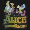 Girl's Alice in Wonderland Alice and Mad Hatter Party T-Shirt - 2 of 4