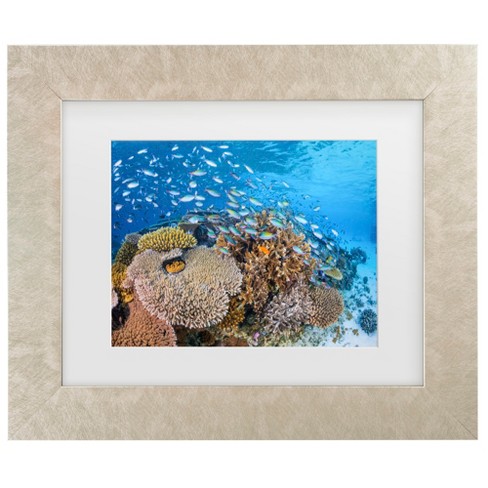 Trademark Fine Art - Barathieu Gabriel  Maji Islet Reef Matted Framed Art - image 1 of 4