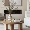 LuxenHome White Terracotta 11.2-Inch Round Indoor and Outdoor Bowl Vase - 3 of 4