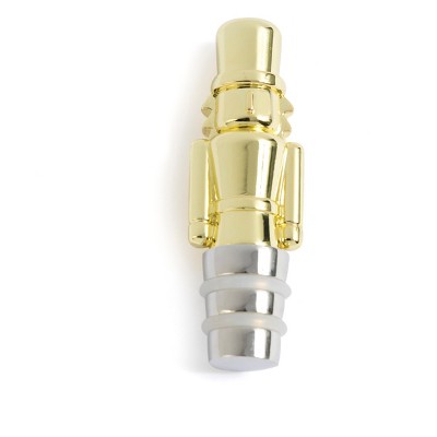 Nutcracker Bottle Stopper - Gold - Shiraleah