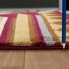 Vynxaria Nature's Nest Lodge Area Rug - 2ft x 3ft Black Bear & Southwestern Motifs - 3 of 4