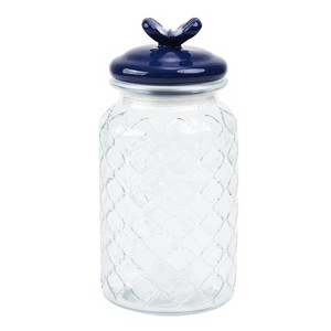 Sharp Chef Glass Airtight Storage Jar with Handpainted Ceramic Lid, Glass Food Storage Jars - 1 of 3