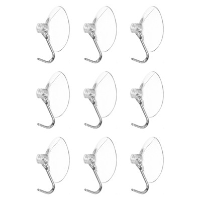 Unique Bargains Waterproof Reusable Window Wall Door Suction Cup Hooks and Hangers