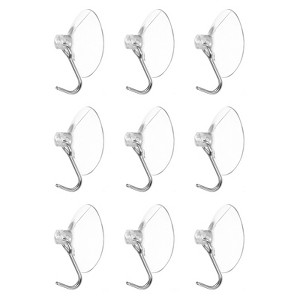 Unique Bargains Waterproof Reusable Window Wall Door Suction Cup Hooks and Hangers - 1 of 3