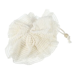 Unique Bargains Bathroom Jute Bath Puffs 5.31"x4.72" Beige 1 Pc - 1 of 4