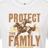 Women's - Yellowstone - Protect The Family Cropped Graphic T-Shirt - 2 of 4