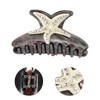 Unique Bargains Women's Elegant Starfish Hair Clips 4.06"x1.73"x2.40" 1 Pc - 3 of 3