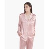 Mommesilk Piped Silk Pajamas Set for Women - 3 of 4