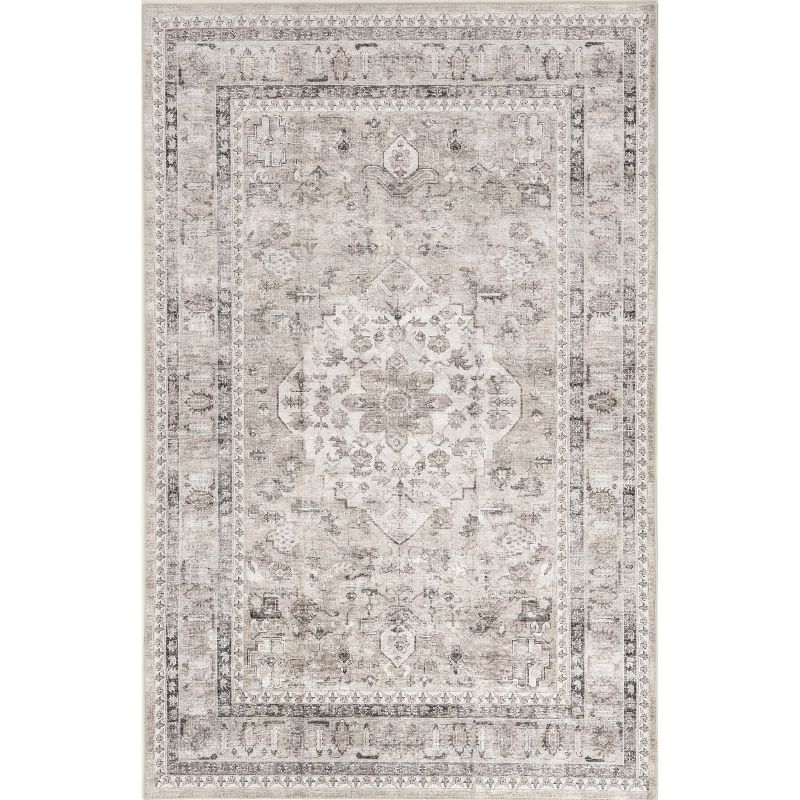 nuLOOM Davi Faded Spill Proof Machine Washable Area Rug, 1 of 17