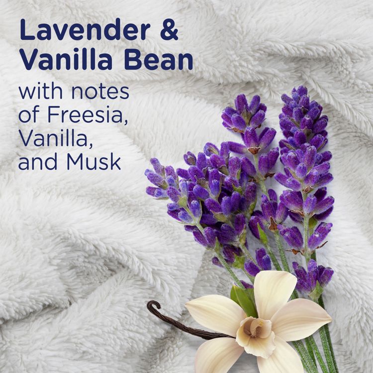 Downy Ultra Soft + Calm Lavender & Vanilla Bean Liquid Fabric Softener ...