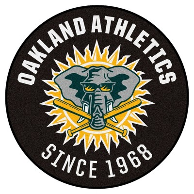 MLB Oakland Athletics 27"x27" 2000 Retro Collection Roundel Rug