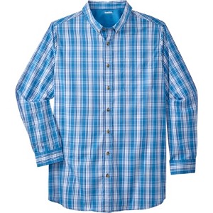 KingSize Long Sleeve Wrinkle Free Sport Shirt - 1 of 4