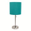 Creekwood Home Contemporary Bedside Table Lamp with Power Outlet - 3 of 4