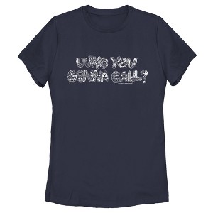 Women's Ghostbusters Who You Gonna Call Collage T-Shirt - 1 of 4