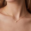 Adjustable 14K Gold Heart Choker - Personalized Letter Necklace - 2 of 4