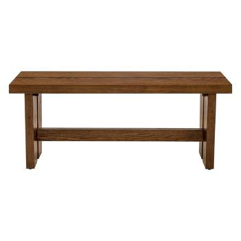 Frank Dining Bench Brown - Ink+Ivy