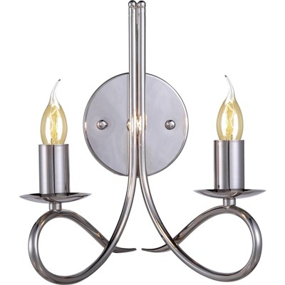 Elegant Lighting Lyndon 2 light Polished Nickel Wall Sconce