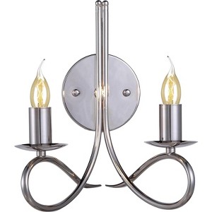 Elegant Lighting Lyndon 2 light Polished Nickel Wall Sconce - 1 of 1