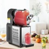 VEVOR Commercial Slushy Machine, 3L Single Tank Frozen Drink Machine, 12 Cups Stainless Steel Margarita Smoothie Frozen Drink Maker, Black - 2 of 4