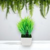 Unique Bargains Artificial Plants Plastic Green 4.72"x4.72"x7.09" 1 Pcs - 2 of 4